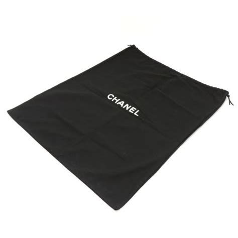 black dust bag for chanel|authentic Chanel tote bag.